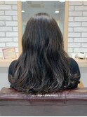ブリーチなしWカラー×グレージュ