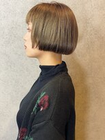 ヘアサロンエム 大宮東口(HAIR SALON M)&nbsp;外ハネボブ/アッシュブラウン/ネオウルフ/デザインカラー