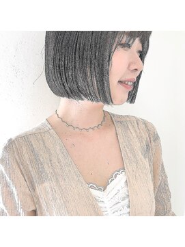 ガーランドウメダ(Garland umeda) 切りっぱなしボブ×シアーボブ