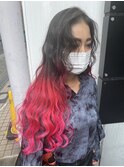 ホットピンクグラデーション
