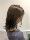 艶感アッシュベージュ