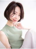 true☆柔らか前下がりショートボブ