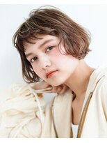 【Arigate山中】マッシュボブ×ボブルフ×ミルクティベージュ