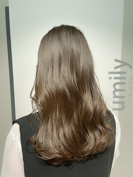 ユミリーバイルコル(umily by RuCOR.) イエベ/オリーブグレージュ/大人かわいい美髪