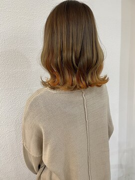 ダブル(W) インナーカラー