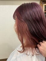 エンレイ(enRei)&nbsp;メルトカラーダークストロベリーインナーカラーオレンジピンク