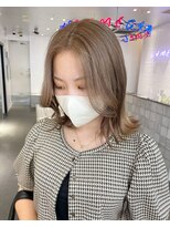 ゲーム 原宿店(GAME)&nbsp;ミルクティーベージュ/ダブルカラー/ケアブリーチ/髪質改善/原宿