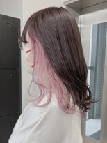 ベレーザシェルト(Beleza scelto)&nbsp;2581ダスティーピンクバイカラー逆グラデーションスリックバック