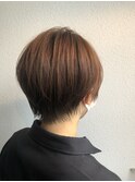 透明感カラー×ショート