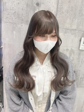 リル 溝の口(LiL) ダークチョコレートブラウン/溝の口/ブリーチ/ダブルカラー