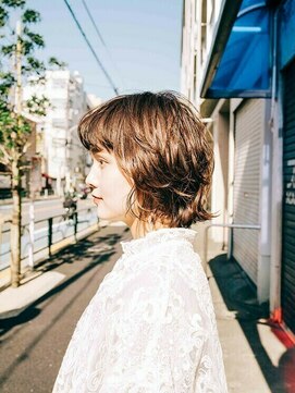 エクファ ヘア リゾート 大津 瀬田店(ex-fa hair resort) 【瀬田◆エクファヘアリゾート】外ハネショートボブ