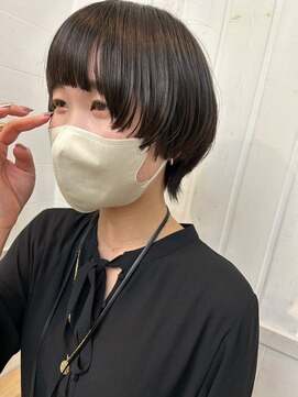 ナンバー アンフィール 渋谷(N° anfeel) 【雨宮】@sayumiyaaa 顔まわりレイヤーウルフマッシュショート