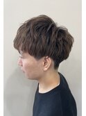 ナチュラルパーマ×メンズパーマ×ツーブロック