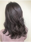 髪質改善カラー×ラベンダーグレージュ