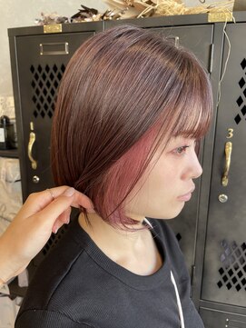 アチーブリス(achieve Liss) 韓国風ナチュナル感イヤリングカラー ピンクカラー