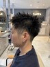 【お得なメンズコース】デザインカット＆シャンプー＆眉毛カット