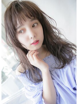 マックスビューティーギンザ(MAXBEAUTY GINZA)　 バングスナチュラルウェーブセミロング【銀座/銀座駅】