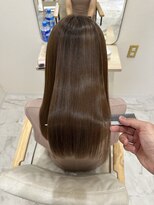 ジーナ 福岡藤崎(Zina)&nbsp;[Zina藤崎]髪質改善/オリーブベージュ/韓国ヘア/前髪/顔周り