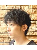 20代30代メンズカットメンズ髪型◆メンズマッシュウルフ