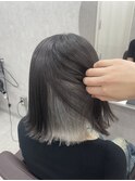 ブリーチ２回～インナーシルバーカラー♪