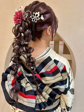 ヒビヲ(HIBIO) 横浜卒業式ヘア着付け成人式浴衣ダブルカラーハイトーンカラー