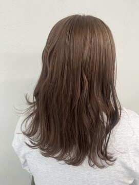 ガルボヘアー 桟橋店(garbo hair) 透明感カラー 艶ブラウン トリートメント ケアブリーチ