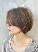 前髪長めショート/ハンサムショート/青山表参道/大人ショート