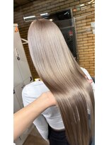 ラフ 難波店(LAFF) #前髪#アンブレラカラー#こなれミディ#イメチェン