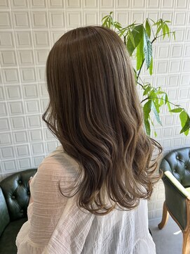 ボアップ 難波店(boappu) #オリーブベージュ #オリーブカラー #ケアブリーチ