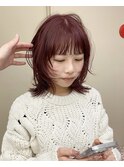 ブリーチなしダブルカラーピンクパープル10代春カラー夏カラー