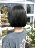 ボブ/髪質改善/カラー/オリーブグレージュ