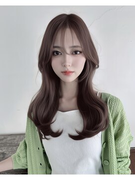 ロンドリゼル 札幌(Lond RiseL) 顔周り/小顔/レイヤー/髪質改善/韓国風巻き/ミルクティー/札幌