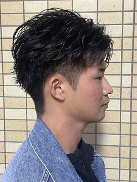 スウェル 柏店(Swell) MEN’S HAIR/サーフカール/刈り上げセンターパート/柏