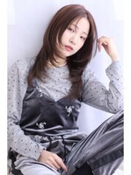 シロフイケブクロ(shirof ikebukuro) 小顔ハッシュカット×ココアベージュ20代30代40代