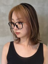 キリ 逗子(kiri)&nbsp;逗子葉山フェイスフレーミングカラー前髪カラーハイライト眉Y340
