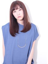 リメル 奥沢自由が丘店(Remel)&nbsp;【Ａｓｈ自由が丘/坂本哲也】斜めバング×ツヤサラロング