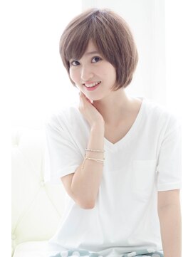 ヘアデザイン ラポール 茨木店(hair design Rapport) イメチェン小顔フェミニンボブ/アッシュグレージュメルトカラー