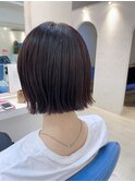 ショート☆切りっぱなしボブ