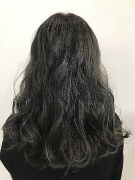 アリウス(ALIUS by posh) 【ALIUS池袋 小川真一】ネイビーアッシュロング