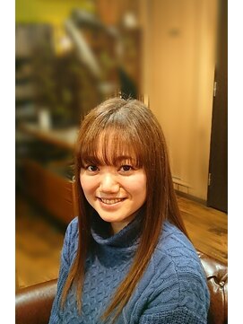 ヘアービスノ 住吉店(HAIR BISNO) リセッターでサラサラヘアー