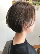 フープヘアー(HOOP.HAIR)&nbsp;ニュアンスショートボブ//ベージュカラー