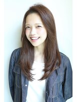 ヴィバラヘアー 大分花園店(VIVA LA HAIR)&nbsp;【VIVA IA HAIR】サラサラセミロングスタイル