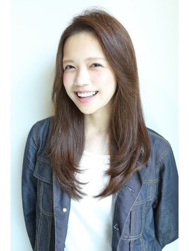 ヴィバラヘアー 大分花園店(VIVA LA HAIR) 【VIVA IA HAIR】サラサラセミロングスタイル