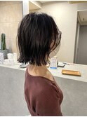 切りっぱなしボブ