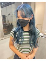 シアー(siar)&nbsp;ブルーヘアー　ブルーカラー　ハイトーン