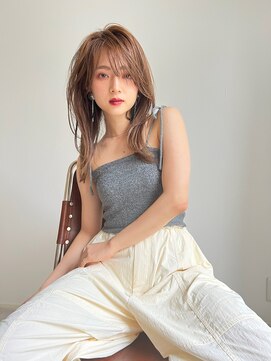 アルテ(ARTE) 【ARTE表参道/青山】韓国風顔まわりレイヤー×ベージュカラー