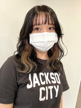 ツキ 横浜店(tuki) インナーカラーケアブリーチイヤリングカラーハイライトレイヤー