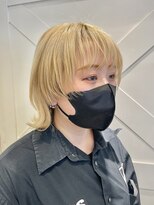 ハウス(HAUS.)&nbsp;ウルフカット×ブロンドカラー