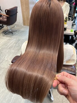 アディクト 東陽町西口(addict) ツヤツヤ髪になる髪質改善＿ベージュ＿ロング［東陽町］