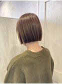 イメチェン☆ラベンダーにミルキーベージュのアクセントカラー
